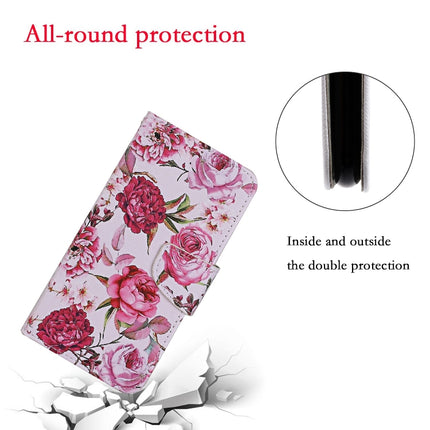 For Samsung Galaxy S20 Colored Drawing Pattern Horizontal Flip Leather Case with Holder & Card Slots & Wallet & Lanyard(Peonies)-garmade.com