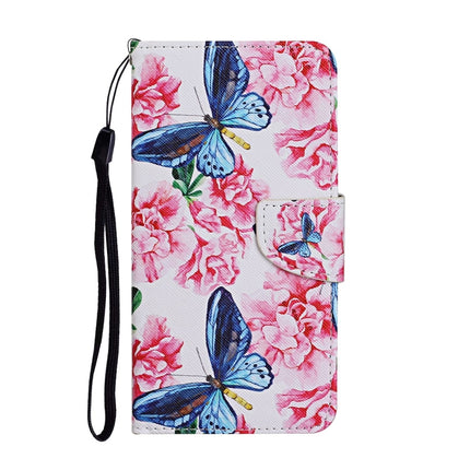 For Samsung Galaxy S20+ Colored Drawing Pattern Horizontal Flip Leather Case with Holder & Card Slots & Wallet & Lanyard(Dragonfly Flower)-garmade.com