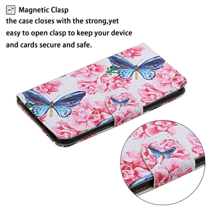 For Samsung Galaxy S20+ Colored Drawing Pattern Horizontal Flip Leather Case with Holder & Card Slots & Wallet & Lanyard(Dragonfly Flower)-garmade.com