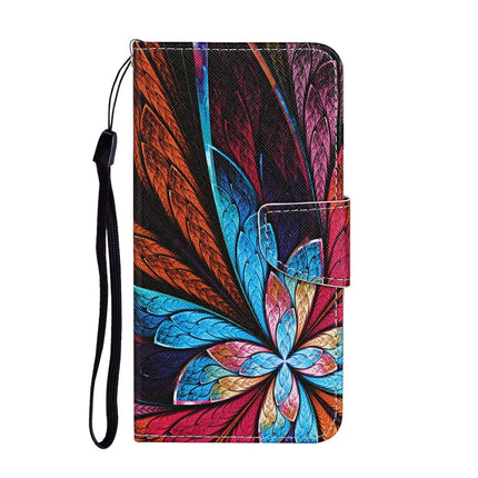 For Samsung Galaxy S20+ Colored Drawing Pattern Horizontal Flip Leather Case with Holder & Card Slots & Wallet & Lanyard(Colorful Flowers)-garmade.com
