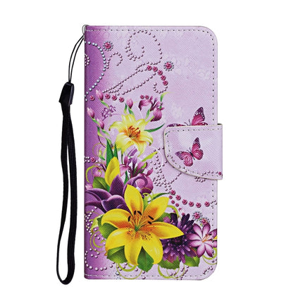 For Samsung Galaxy S20+ Colored Drawing Pattern Horizontal Flip Leather Case with Holder & Card Slots & Wallet & Lanyard(Yellow Flower Butterfly)-garmade.com