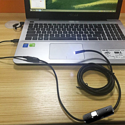 AN97 Waterproof Micro USB Endoscope Snake Tube Inspection Camera for Parts of OTG Function Android Mobile Phone, with 6 LEDs, Lens Diameter:8mm(Length: 1.5m)-garmade.com