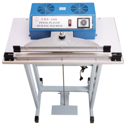 Pedal Type Sealing Machine Heat Shrinkable Film Cutting Machine Plastic Bag Sealer, EU Plug, Specification:Model 300-garmade.com