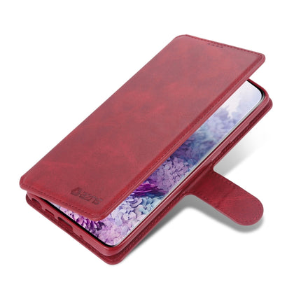 For Samsung Galaxy Note20 Ultra AZNS Calf Texture Horizontal Flip Leather Case with Holder & Card Slots & Wallet & Photo Frame(Red)-garmade.com