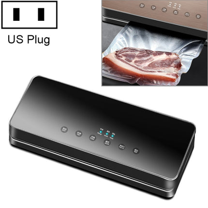 Automatic Vacuum Sealer Household Food Preservation Packaging Machine, Plug Specification:US Plug(Black)-garmade.com