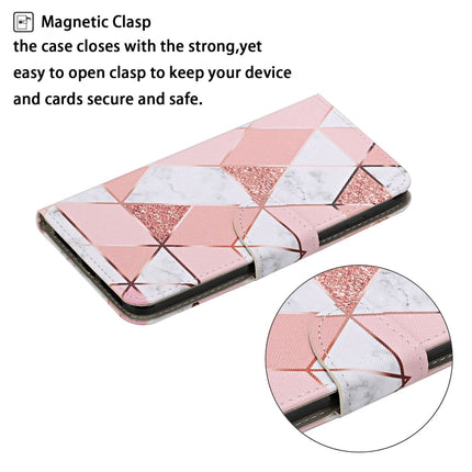 For iPhone XS Max Colored Drawing Pattern Horizontal Flip Leather Case with Holder & Card Slots & Wallet(Marble)-garmade.com