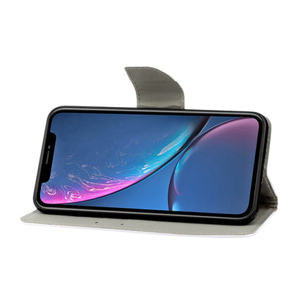 For iPhone XR Colored Drawing Pattern Horizontal Flip Leather Case with Holder & Card Slots & Wallet(Penguin)-garmade.com