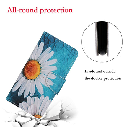 For iPhone XR Colored Drawing Pattern Horizontal Flip Leather Case with Holder & Card Slots & Wallet(Daisy)-garmade.com
