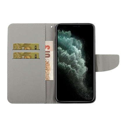 For iPhone 11 Pro Max Colored Drawing Pattern Horizontal Flip Leather Case with Holder & Card Slots & Wallet(Marble)-garmade.com