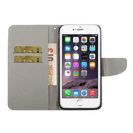 For iPhone 6 / 6s Colored Drawing Pattern Horizontal Flip Leather Case with Holder & Card Slots & Wallet(Marble)-garmade.com