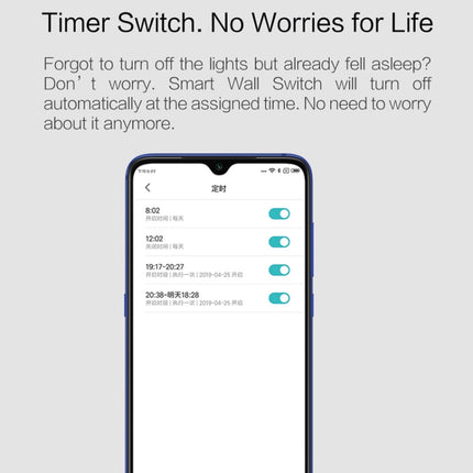 Original Xiaomi Aqara Smart Wall Switch D1, Single FireWire Single Button Version-garmade.com