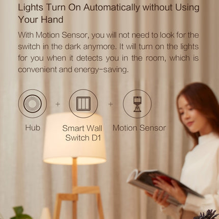 Original Xiaomi Aqara Smart Wall Switch D1, Zero FireWire Single Button Version-garmade.com
