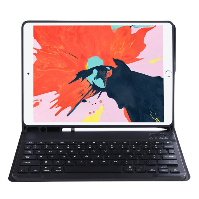 C-11B For iPad Pro 11 inch (2020) Detachable ABS Candy Color Bluetooth Keyboard Tablet Case with Stand & Pen Slot(Black)-garmade.com