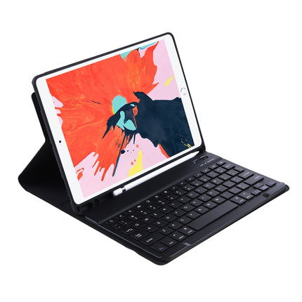 C-11B For iPad Pro 11 inch (2020) Detachable ABS Candy Color Bluetooth Keyboard Tablet Case with Stand & Pen Slot(Black)-garmade.com