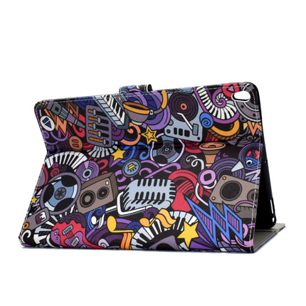 For iPad Pro 10.5 inch Colored Drawing Pattern Horizontal Flip PU Leather Case with Holder & Card Slot & Sleep / Wake-up Function(Graffiti)-garmade.com