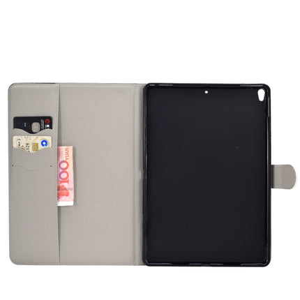 For iPad Pro 10.5 inch Colored Drawing Pattern Horizontal Flip PU Leather Case with Holder & Card Slot & Sleep / Wake-up Function(Colorful Elephant)-garmade.com