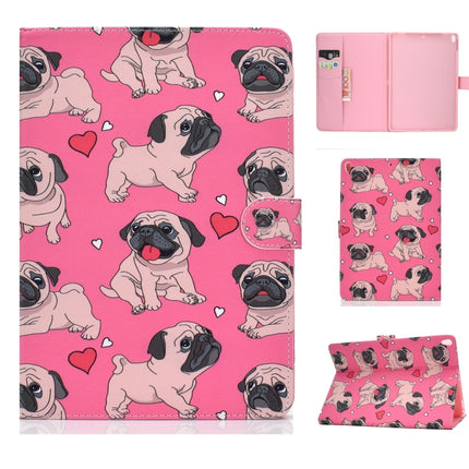 For iPad Pro 10.5 inch Colored Drawing Pattern Horizontal Flip PU Leather Case with Holder & Card Slot & Sleep / Wake-up Function(Love Dog)-garmade.com