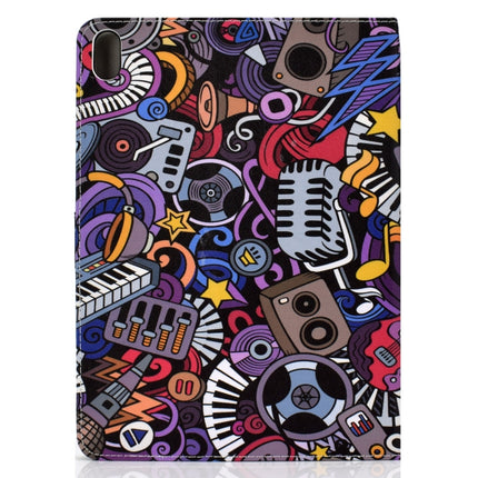 For iPad Pro 11 (2018) Colored Drawing Pattern Horizontal Flip PU Leather Case with Holder & Card Slot & Sleep / Wake-up Function(Graffiti)-garmade.com