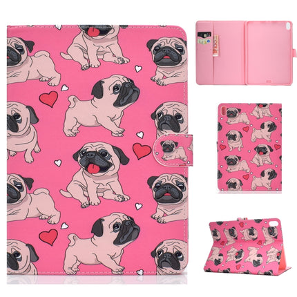 For iPad Pro 11 (2018) Colored Drawing Pattern Horizontal Flip PU Leather Case with Holder & Card Slot & Sleep / Wake-up Function(Love Dog)-garmade.com