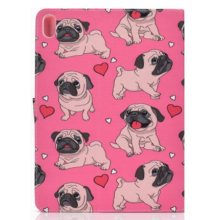 For iPad Pro 11 (2018) Colored Drawing Pattern Horizontal Flip PU Leather Case with Holder & Card Slot & Sleep / Wake-up Function(Love Dog)-garmade.com
