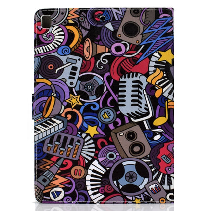 For iPad 9.7 (2017/2018) & Air 2 & Air Colored Drawing Pattern Horizontal Flip PU Leather Case with Holder & Card Slot & Sleep / Wake-up Function(Graffiti)-garmade.com
