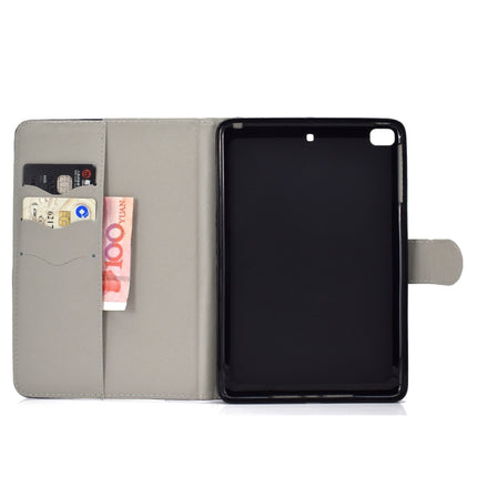 For iPad Mini 2019 & 4 & 3 & 2 & 1 Colored Drawing Pattern Horizontal Flip PU Leather Case with Holder & Card Slot & Sleep / Wake-up Function(Graffiti)-garmade.com