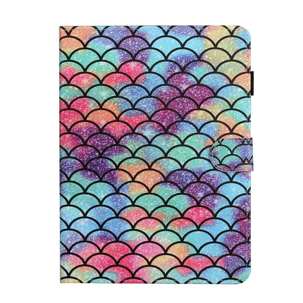 Colored Drawing Pattern Horizontal Flip PU Leather Case with Holder & Card Slot & Sleep / Wake-up Function For iPad Pro 10.2 2021 / 2020 / 2019 / 10.5 (2019)(Diamond)-garmade.com
