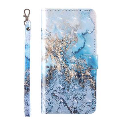 For iPhone 6 / 6s 3D Painting Colored Drawing Pattern Horizontal Flip TPU + PU Leather Case with Holder & Card Slots & Wallet & Lanyard(Milky Way)-garmade.com