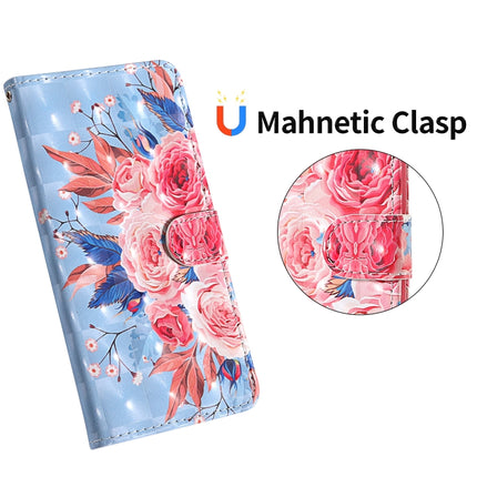 For iPhone 6 / 6s 3D Painting Colored Drawing Pattern Horizontal Flip TPU + PU Leather Case with Holder & Card Slots & Wallet & Lanyard(Colored Flowers)-garmade.com