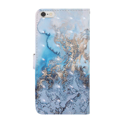 For iPhone 6 Plus / 6s Plus 3D Painting Colored Drawing Pattern Horizontal Flip TPU + PU Leather Case with Holder & Card Slots & Wallet & Lanyard(Milky Way)-garmade.com