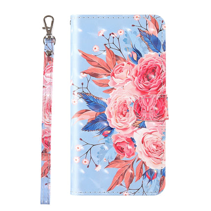 For iPhone 6 Plus / 6s Plus 3D Painting Colored Drawing Pattern Horizontal Flip TPU + PU Leather Case with Holder & Card Slots & Wallet & Lanyard(Colored Flowers)-garmade.com