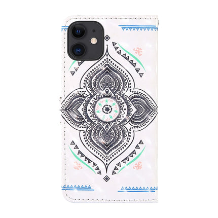 For iPhone 11 3D Painting Colored Drawing Pattern Horizontal Flip TPU + PU Leather Case with Holder & Card Slots & Wallet & Lanyard(Spinning Top)-garmade.com