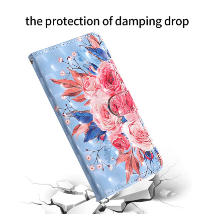 For iPhone 11 3D Painting Colored Drawing Pattern Horizontal Flip TPU + PU Leather Case with Holder & Card Slots & Wallet & Lanyard(Colored Flowers)-garmade.com
