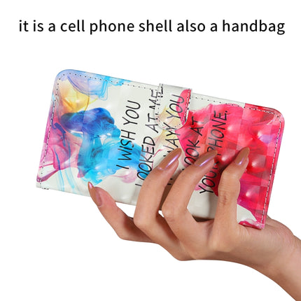 For iPhone 11 3D Painting Colored Drawing Pattern Horizontal Flip TPU + PU Leather Case with Holder & Card Slots & Wallet & Lanyard(English Alphabet)-garmade.com