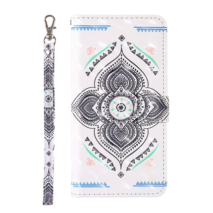 For iPhone 11 Pro 3D Painting Colored Drawing Pattern Horizontal Flip TPU + PU Leather Case with Holder & Card Slots & Wallet & Lanyard(Spinning Top)-garmade.com