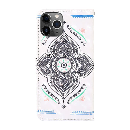 For iPhone 11 Pro 3D Painting Colored Drawing Pattern Horizontal Flip TPU + PU Leather Case with Holder & Card Slots & Wallet & Lanyard(Spinning Top)-garmade.com