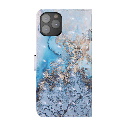 For iPhone 11 Pro Max 3D Painting Colored Drawing Pattern Horizontal Flip TPU + PU Leather Case with Holder & Card Slots & Wallet & Lanyard(Milky Way)-garmade.com