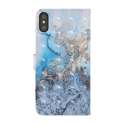 For iPhone X 3D Painting Colored Drawing Pattern Horizontal Flip TPU + PU Leather Case with Holder & Card Slots & Wallet & Lanyard(Milky Way)-garmade.com