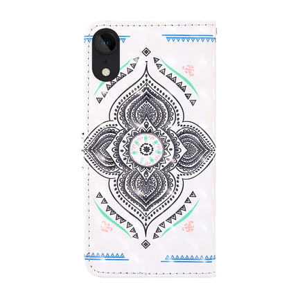For iPhone XR 3D Painting Colored Drawing Pattern Horizontal Flip TPU + PU Leather Case with Holder & Card Slots & Wallet & Lanyard(Spinning Top)-garmade.com