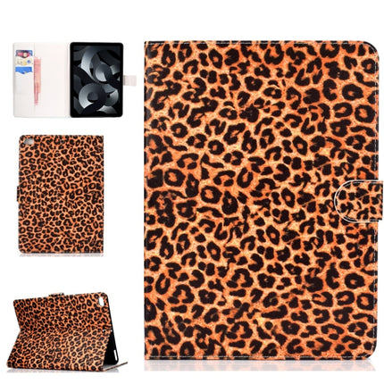 For iPad mini1 / 2 / 3 / 4 Colored Drawing Pattern Horizontal Flip PU Leather Case with Holder & Card Slot & Sleep / Wake-up Function(Yellow Leopard)-garmade.com