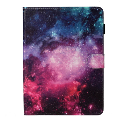 For iPad Pro 11 (2020) Colored Drawing Pattern Horizontal Flip PU Leather Tablet Case with Holder & Card Slot & Sleep / Wake-up Function(Starry Sky)-garmade.com