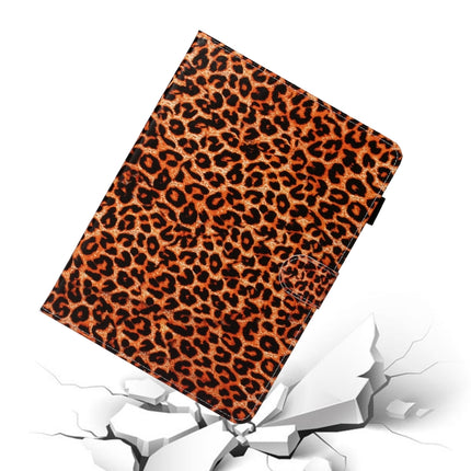 For iPad Pro 11 (2020) Colored Drawing Pattern Horizontal Flip PU Leather Tablet Case with Holder & Card Slot & Sleep / Wake-up Function(Yellow Leopard)-garmade.com