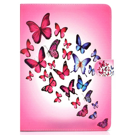 For iPad Pro10.5 inch Colored Drawing Pattern Horizontal Flip PU Leather Case with Holder & Card Slot & Sleep / Wake-up Function(Butterfly)-garmade.com