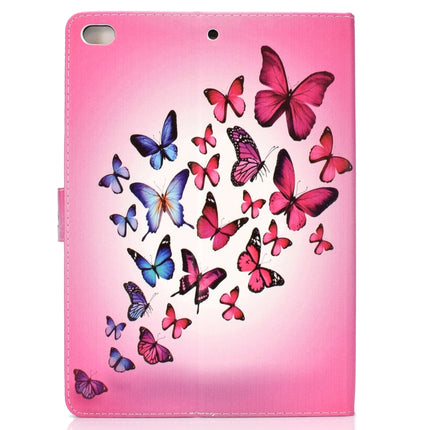 For iPad Pro10.5 inch Colored Drawing Pattern Horizontal Flip PU Leather Case with Holder & Card Slot & Sleep / Wake-up Function(Butterfly)-garmade.com