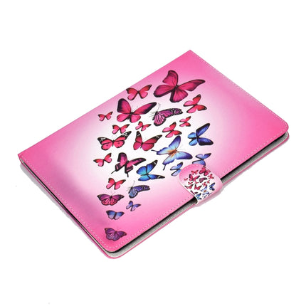 For iPad Pro10.5 inch Colored Drawing Pattern Horizontal Flip PU Leather Case with Holder & Card Slot & Sleep / Wake-up Function(Butterfly)-garmade.com