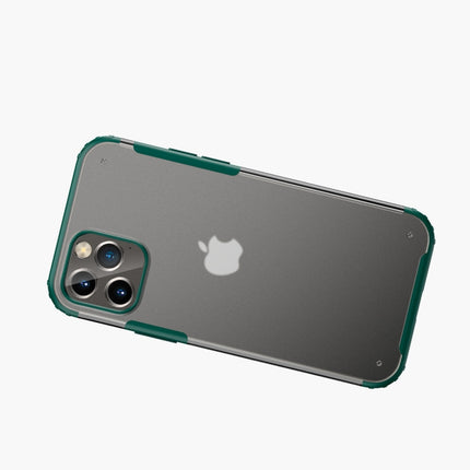 For iPhone 12 Pro Max Magic Armor TPU + PC Combination Case(Dark Green)-garmade.com
