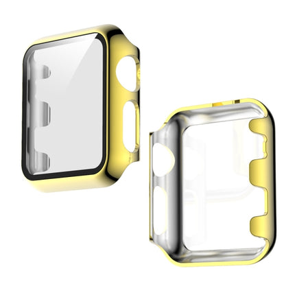 For Apple Watch Series 3 & 2 & 1 38mm Full Coverage Plating TPU Case(Gold)-garmade.com