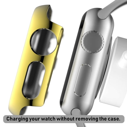 For Apple Watch Series 3 & 2 & 1 38mm Full Coverage Plating TPU Case(Gold)-garmade.com