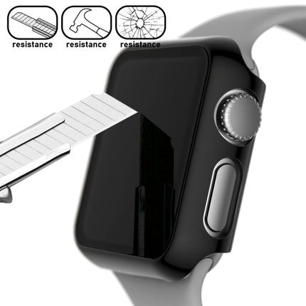 For Apple Watch Series 3 & 2 & 1 42mm Full Coverage Plating TPU Case(Black)-garmade.com