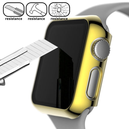 For Apple Watch Series 3 & 2 & 1 42mm Full Coverage Plating TPU Case(Gold)-garmade.com